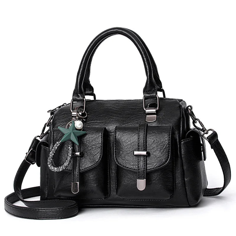 New Women bag  Handbags Bag for 2025 Female Crossbody new High quality fashionable shoulder bag designer travel Hairball bag
