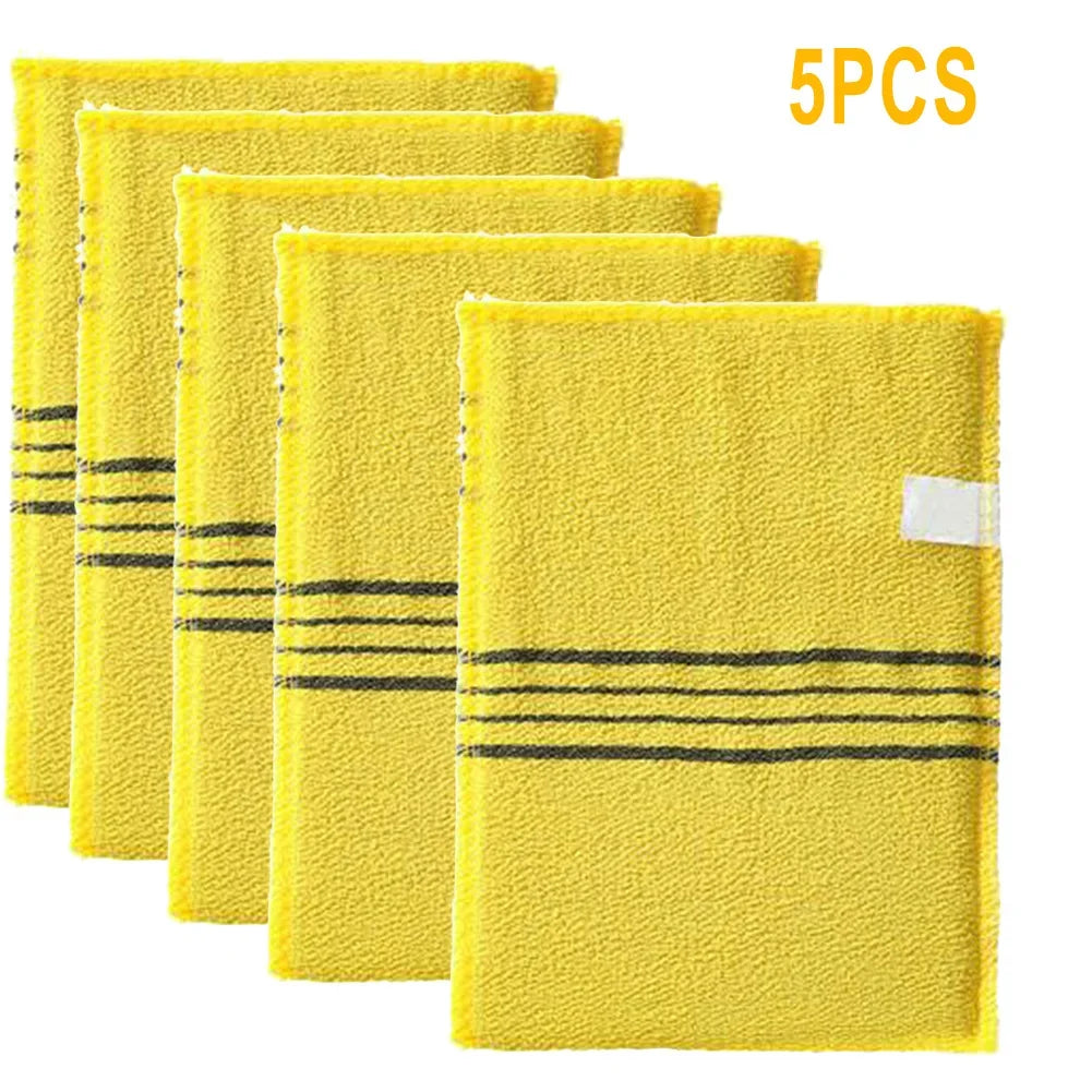 Scrub Towel Bath Bath Towel Cloth Massage Polyester Cotton Soft Towels Washcloth Body Italy Asian Exfoliating Bath