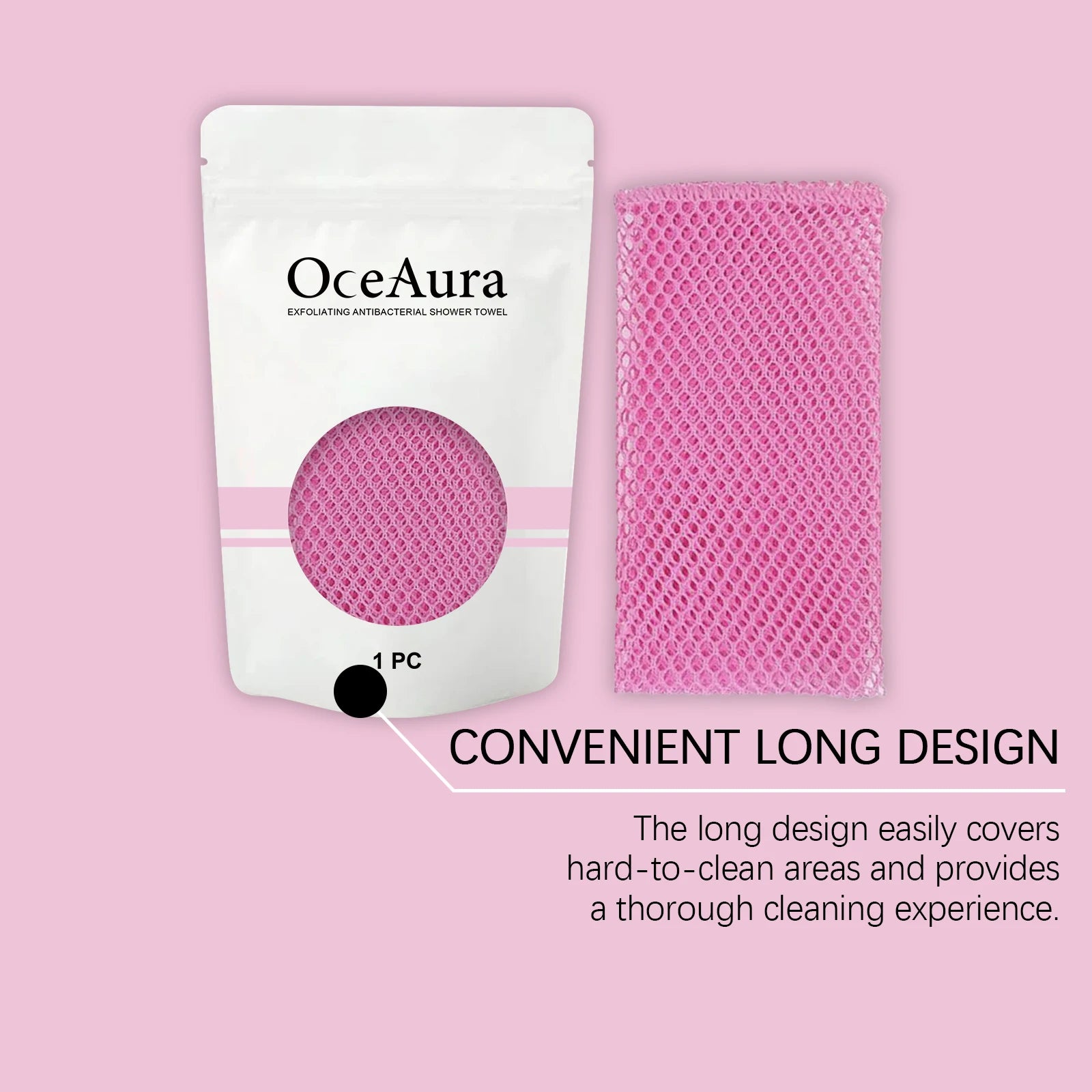 Back Scrub Washcloth For Body Exfoliating Shower Towel Cleansing Skin Polishing Cloth Oil Control Dirt Removal Bath Accessories