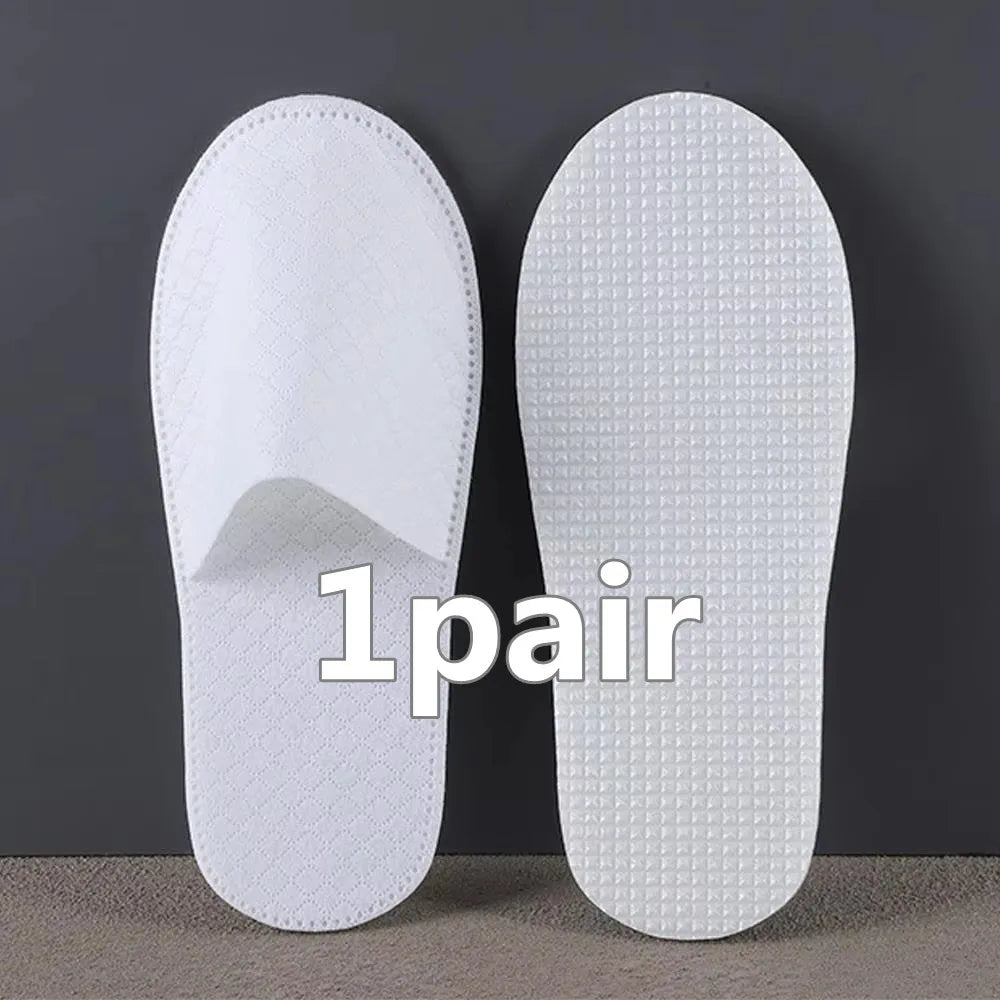 10 Pairs Lot Hotel Slippers Unisex Slipper Non Woven Disposable Slippers Closed Toe Hotel Slippers Hotel Cheap SPA Guest Slides