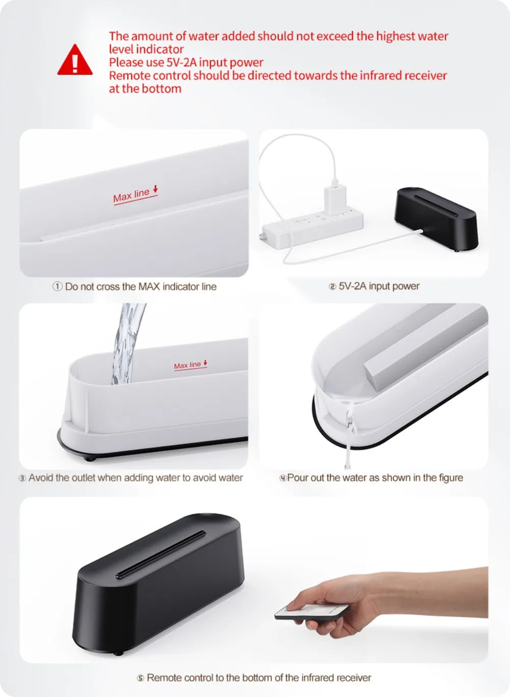 Essential Oil Aroma Diffuser Multicolor Flame Humidifier Timing Protect Colorful Ambient Light Home Air Humidifier Aroma Machine