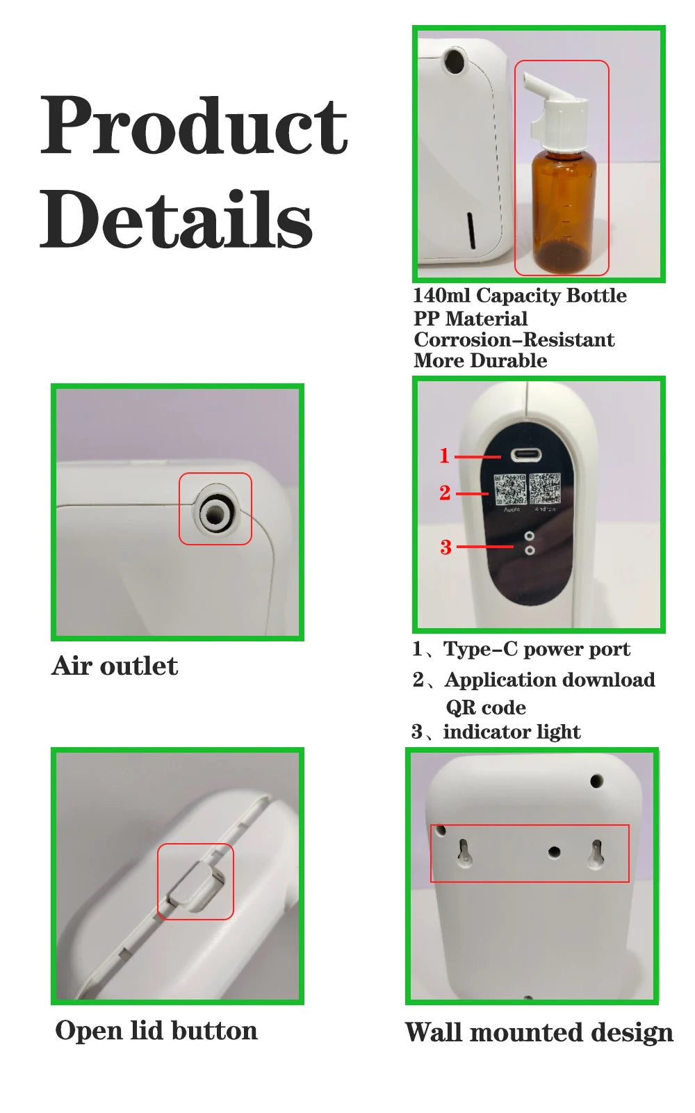 Aroma Diffuser Coverage 200m³ Scent Machine Fragrance Diffuser Essential Oil Diffuser For Home Fragrance Bluetooth APP Control