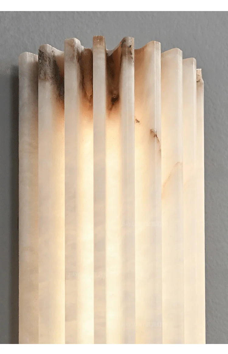 Modern Minimalist Marble Wall Lamp Bedside Lamp Bedroom Italian Style Light Luxury Designer Personalized Living Room TV Sconce