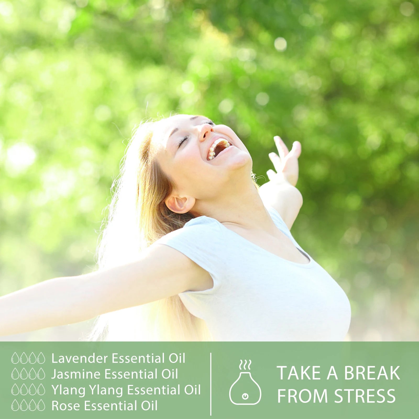 100ml Lavender Jasmine Vanilla Oil for Sleeping Relaxing Aromatherapy Humidifiers Diffusers Essential Oils for Candle Making DIY