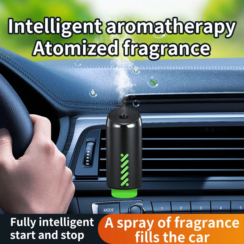 Smart Car Air Aromatherapy Diffuser Fragrance Car Air Fresheners With Three Adjustable Humidifier Essential Oil Diffuser
