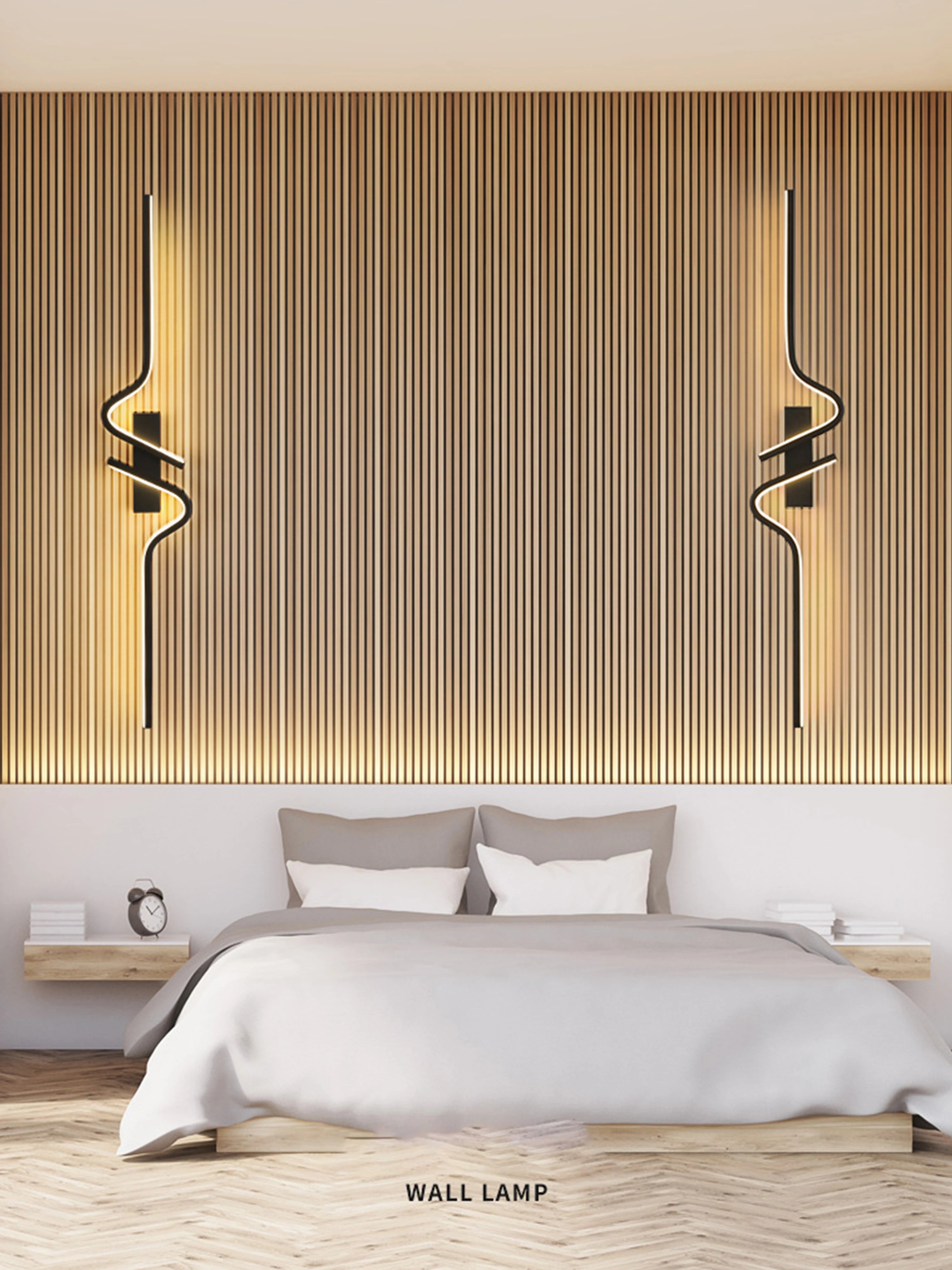 Modern Minimalist Strip Led Wall Light Bedroom Lights For Bedside Wall Sconce Led Light Living Room TV Sofa Background Wall Lamp