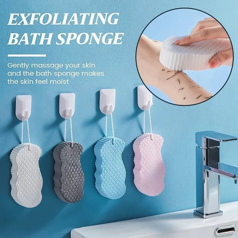 1pc Soft Sponge Body Scrubber Bath Exfoliating Scrub Sponge Shower Brush Body Skin Remover Exfoliante