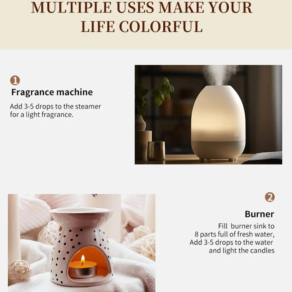 Aromatherapy Essential Oil Set Diffuser Essential Oil Car Air Freshener Scent Perfume Natural Plant Lavender Aroma Diffuser DIY