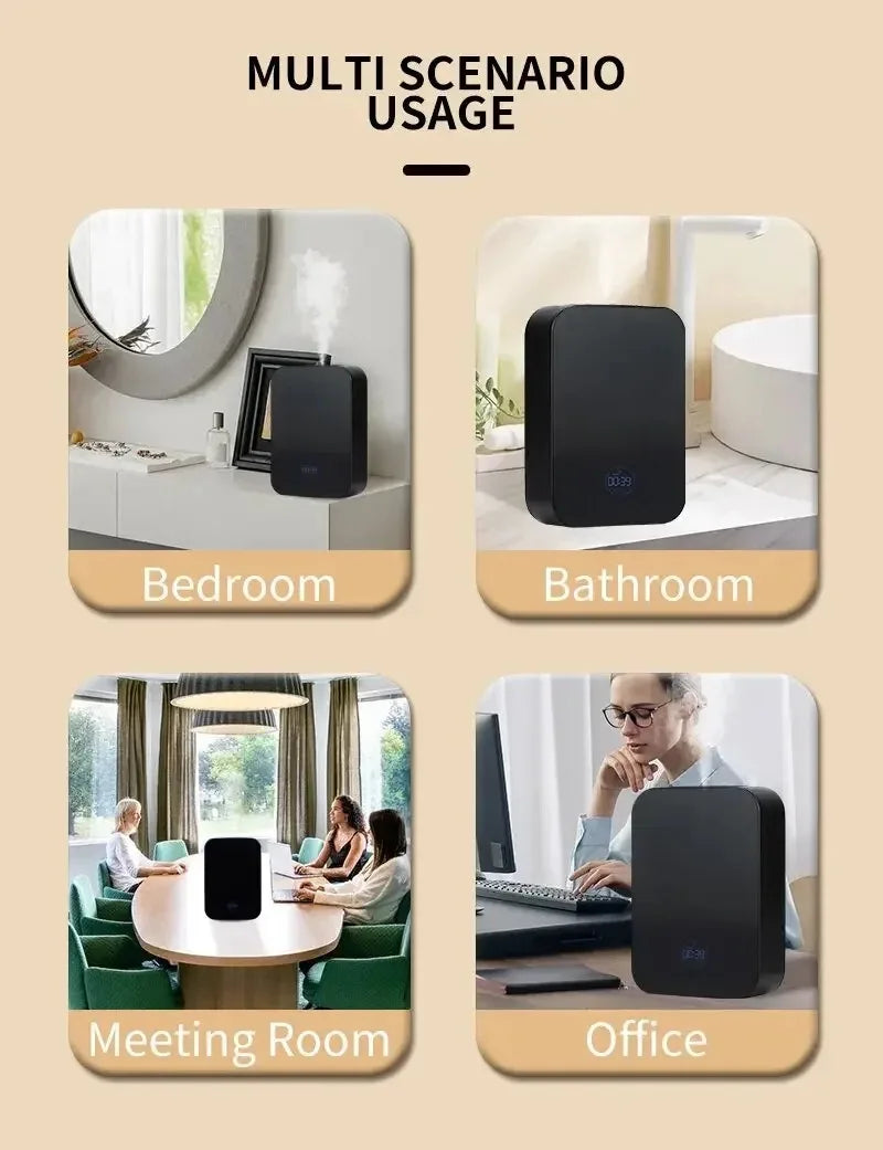 Intelligent Aromatherapy Diffuser for Large Room Fragrance Diffusers Wall Mounted Aroma Diffuser Machine Electric Smell for Home