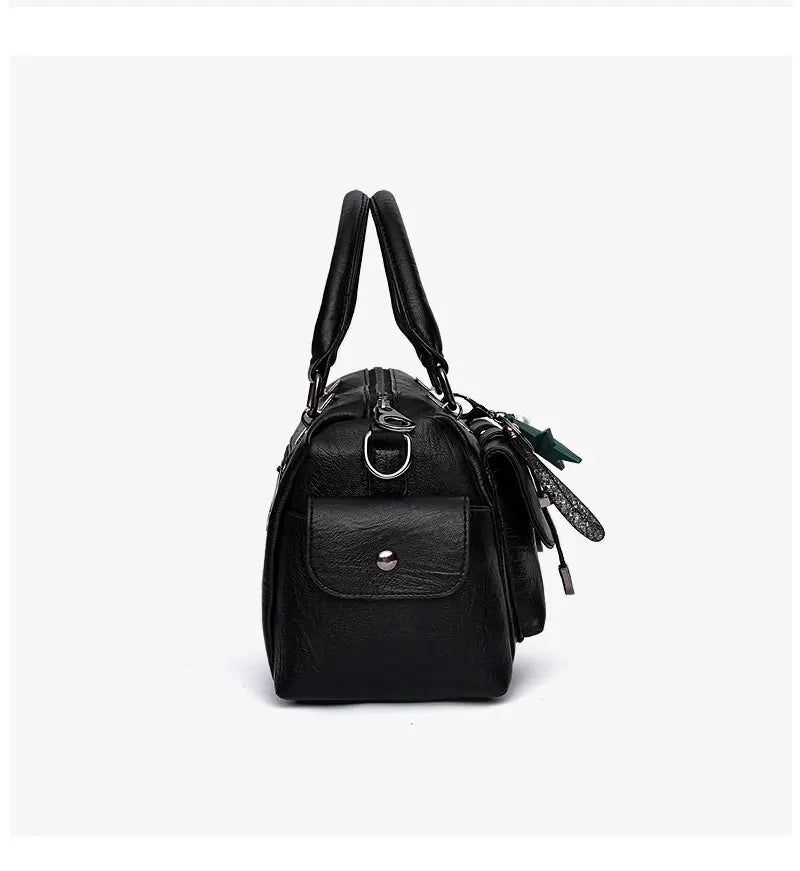 New Women bag  Handbags Bag for 2025 Female Crossbody new High quality fashionable shoulder bag designer travel Hairball bag