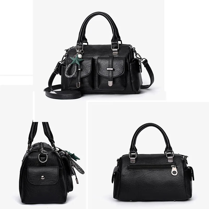 New Women bag  Handbags Bag for 2025 Female Crossbody new High quality fashionable shoulder bag designer travel Hairball bag