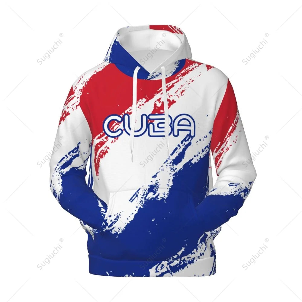 Unisex Cuba Flag Color Hoodie 3D Men Women Harajuku Sweatshirt Pullover Hoodies Polyester Casual