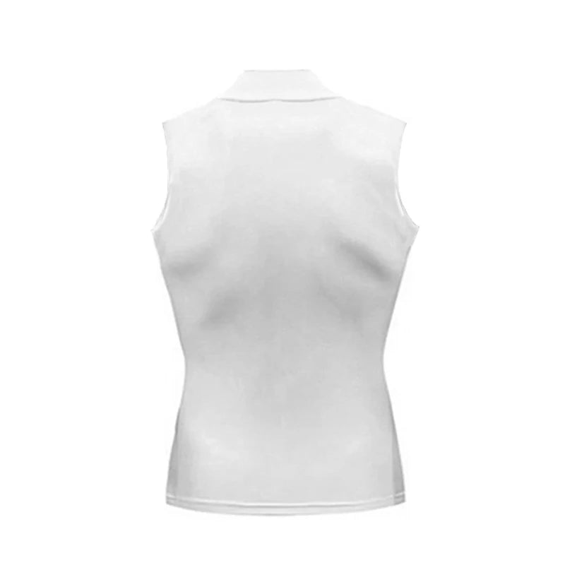 Compression Shirt Summer Men Gym Tank Tops Muscle Fitness Clothing Turtleneck Sport Sleeveless T Shirt Bodybuilding Running Vest