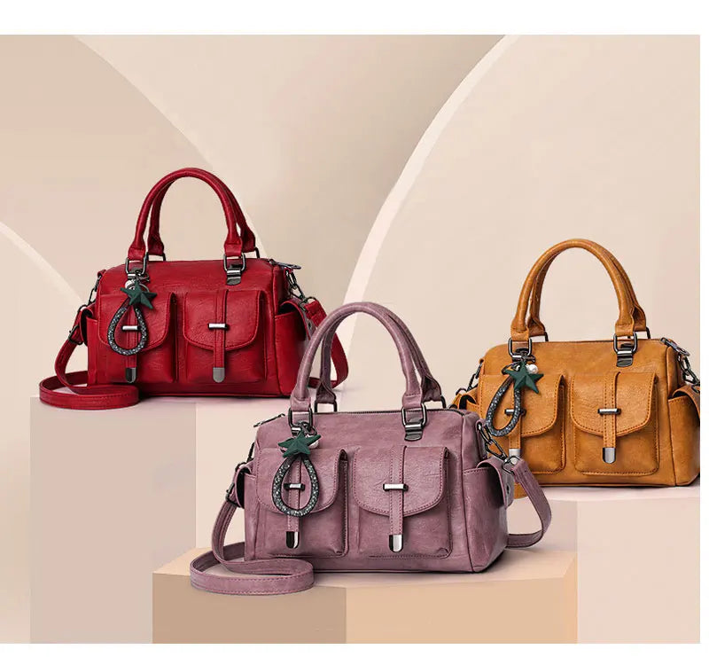 New Women bag  Handbags Bag for 2025 Female Crossbody new High quality fashionable shoulder bag designer travel Hairball bag