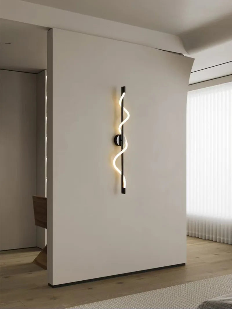 Bedroom Bedside LED Wall Lamp Italian Minimalist Designer Creative Art Living Room TV Background Corridor Staircase Decoration