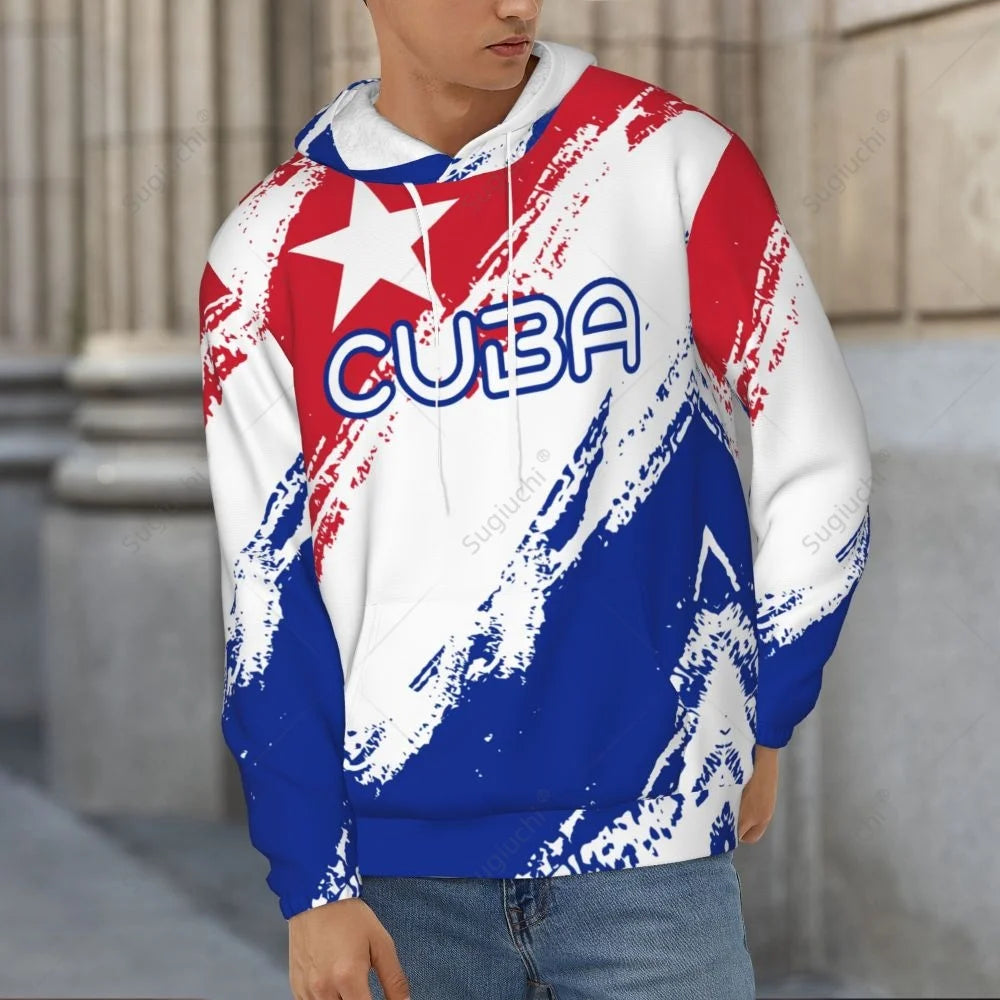 Unisex Cuba Flag Color Hoodie 3D Men Women Harajuku Sweatshirt Pullover Hoodies Polyester Casual