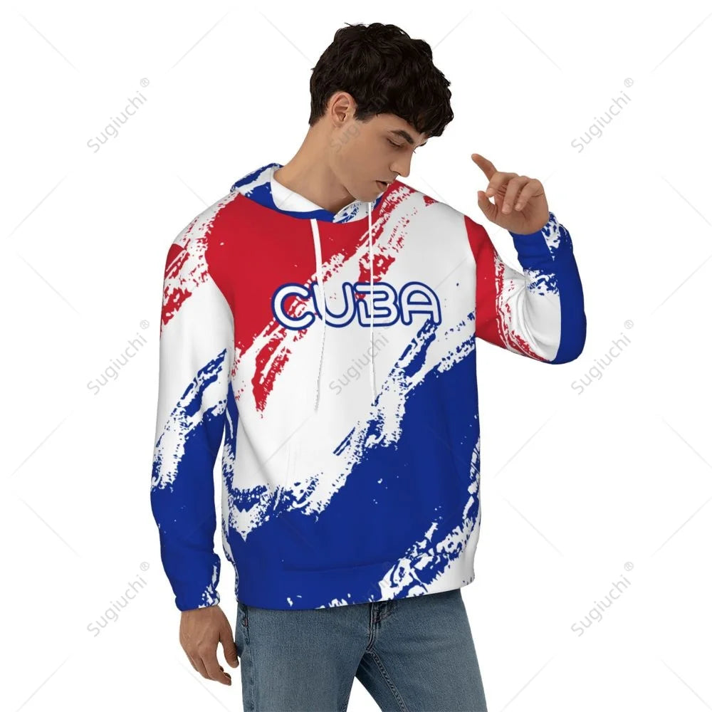 Unisex Cuba Flag Color Hoodie 3D Men Women Harajuku Sweatshirt Pullover Hoodies Polyester Casual