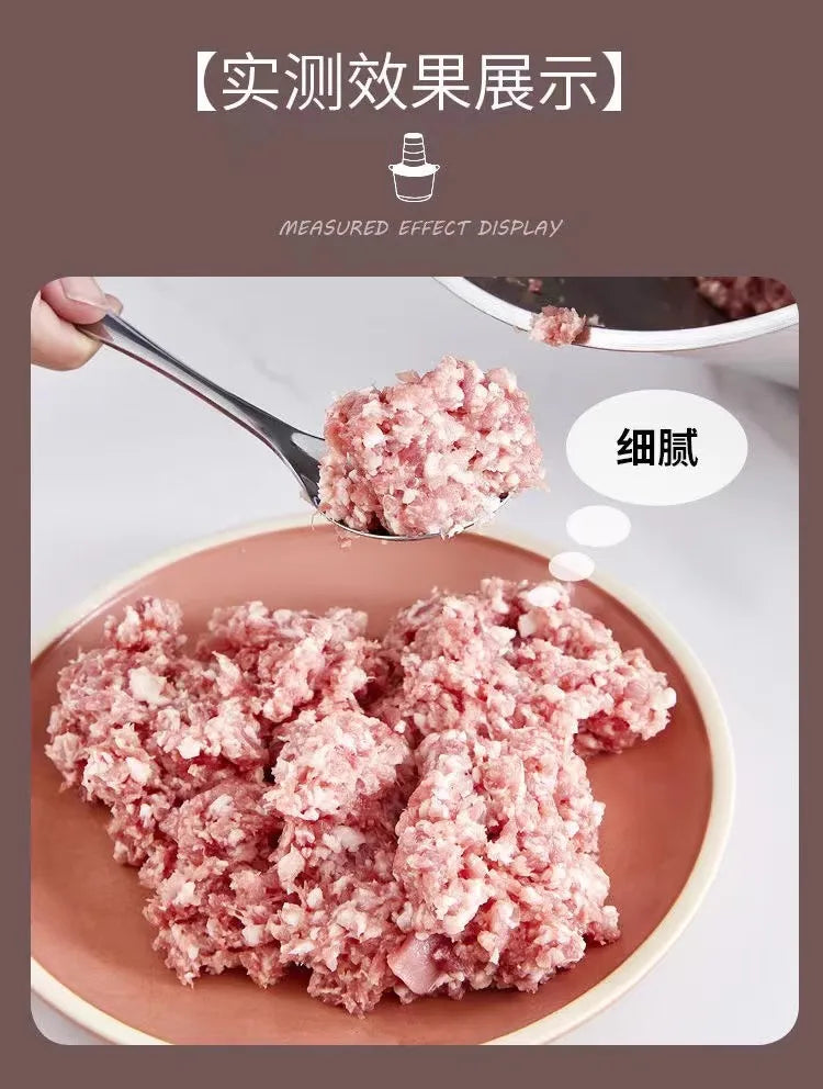 Meat grinder electric multi-function household and commercial large-capacity mixer high-power dumpling meat filling machine
