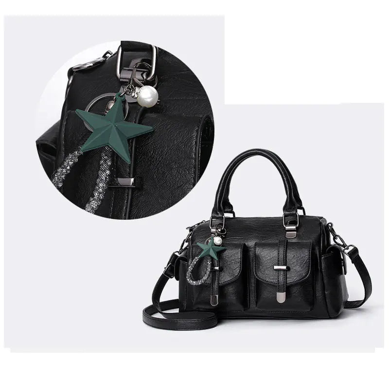 New Women bag  Handbags Bag for 2025 Female Crossbody new High quality fashionable shoulder bag designer travel Hairball bag