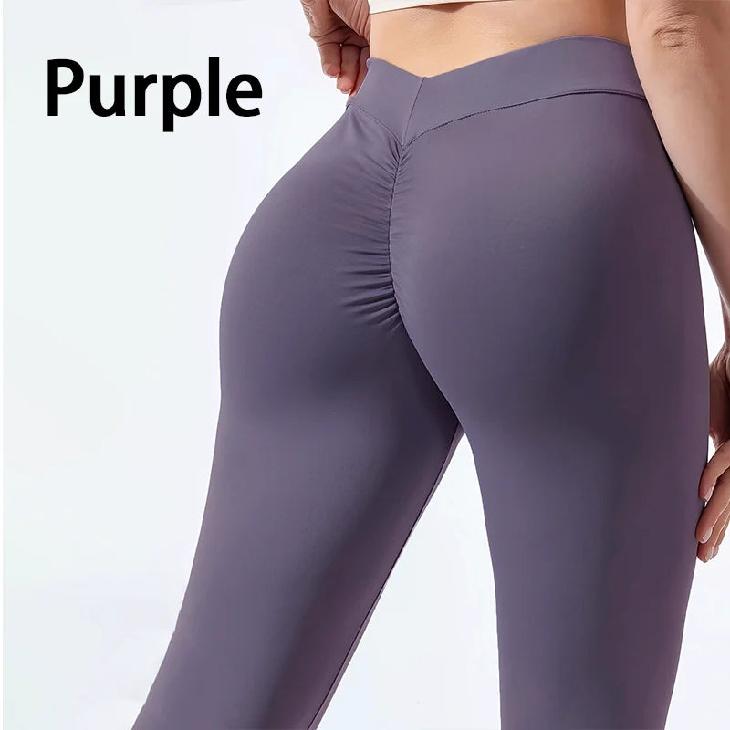 Women's High Waist Yoga Leggings Seamless High Stretchy Butt Lifting Breathable Sports Pants for Women Gym Leggings