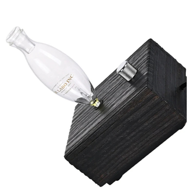 Waterless Pure Essential Oil Diffuser Nebulizer Aromatherapy Diffuser Electric Wooden Glass Aroma Essential Diffusers-A86Z